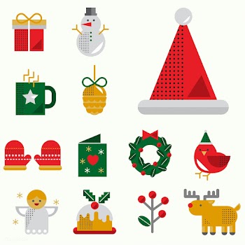 Christmas icons vector set | Free stock vector - 281103