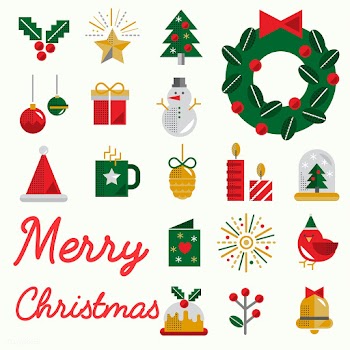 Christmas icons vector set | Free stock vector - 281115