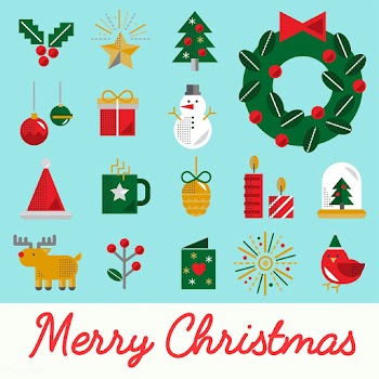 Christmas icons vector set | Free stock vector - 281124
