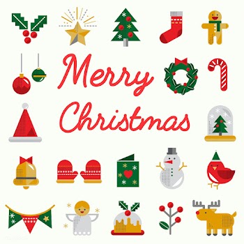 Christmas icons vector set | Free stock vector - 281125