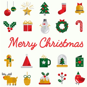 Christmas icons vector set | Free stock vector - 281130