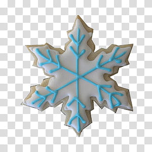 Christmas Items I, snowflake biscuit transparent background PNG clipart