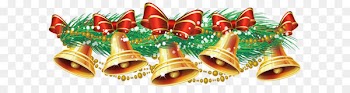 Christmas Jingle bell Clip art - Christmas Golden Bells 