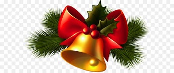 Christmas Jingle bell Clip art - Christmas Transparent Golden Bell Clipart 