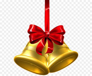 Christmas Jingle bell Clip art - Gold Christmas Bells PNG Clip Art Image 