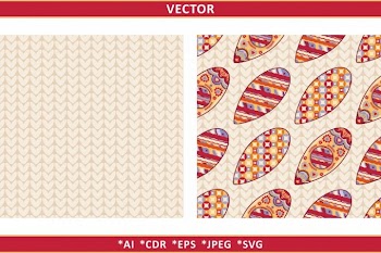 Christmas knitting seamless pattern
