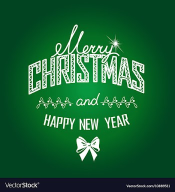 Christmas label free vector image