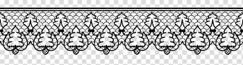 Christmas lace, black flower frame transparent background PNG clipart