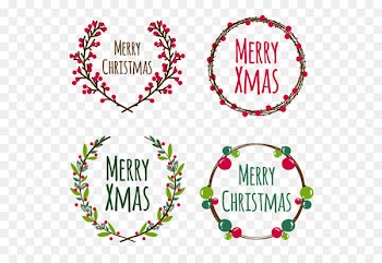 Christmas Laurel wreath Euclidean vector - 4 Christmas wreath vector 