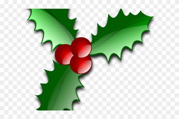 Christmas Leaves Cliparts - Merry Christmas
