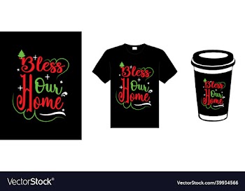christmas lettering typography t-shirt