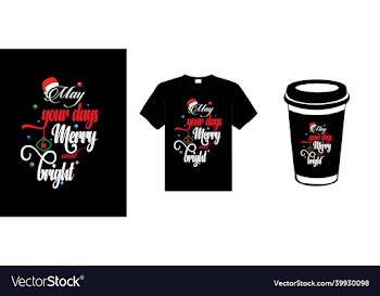 christmas lettering typography t-shirt design