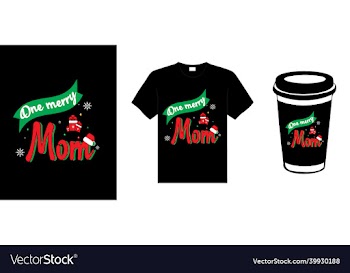 christmas lettering typography t-shirt design