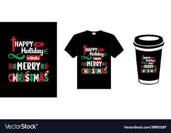 christmas lettering typography t-shirt design
