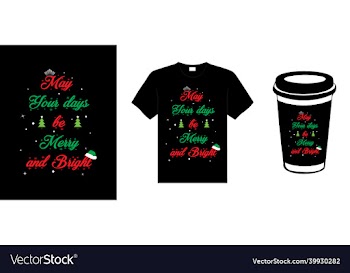 christmas lettering typography t-shirt design