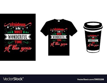 christmas lettering typography t-shirt design