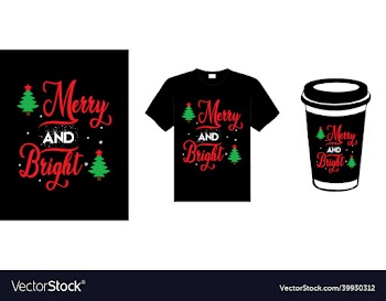 christmas lettering typography t-shirt design
