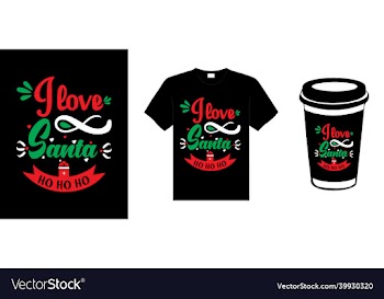 christmas lettering typography t-shirt design