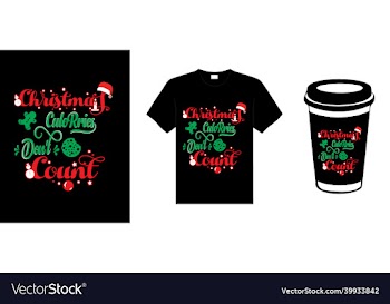 christmas lettering typography t-shirt design