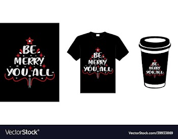 christmas lettering typography t-shirt design