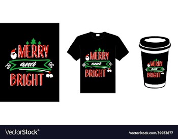 christmas lettering typography t-shirt design