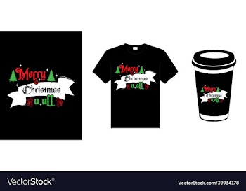 christmas lettering typography t-shirt design