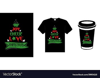 christmas lettering typography t-shirt design
