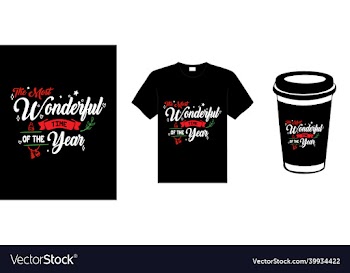 christmas lettering typography t-shirt design