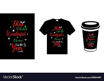 christmas lettering typography t-shirt design