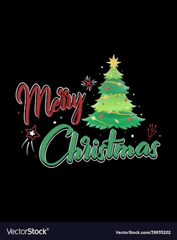 christmas lettering typography t-shirt design