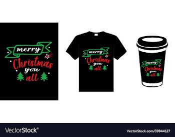 christmas lettering typography t-shirt design