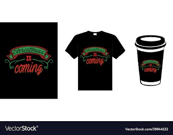christmas lettering typography t-shirt design