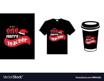 christmas lettering typography t-shirt design