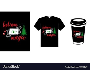 christmas lettering typography t-shirt design