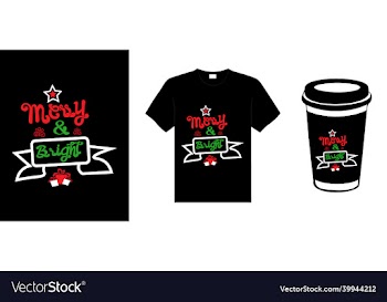 christmas lettering typography t-shirt design