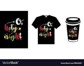 christmas lettering typography t-shirt design