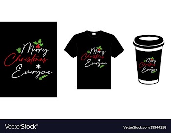 christmas lettering typography t-shirt design