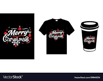 christmas lettering typography t-shirt design