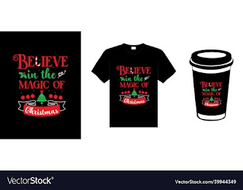 christmas lettering typography t-shirt design