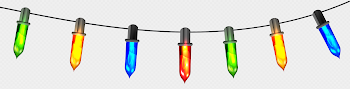Christmas Light Bulbs Transparent PNG Clip Art | Gallery ...
