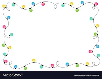 christmas lights border