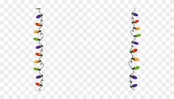 Christmas Lights Border Clip Art - Christmas Light Clipart Border