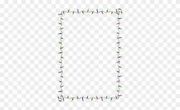 Christmas Lights Border Transparent - Christmas Lights Border Vector