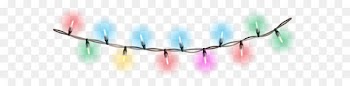 Christmas lights Clip art - Christmas Glowing Lights PNG Clipart Image 