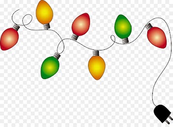 Christmas lights Clip art - String Lights 