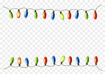 Christmas Lights Clipart Borders Png Image Gallery - String Of Christmas Lights