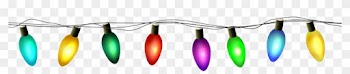 Christmas Lights Clipart Transparent - Christmas Lights