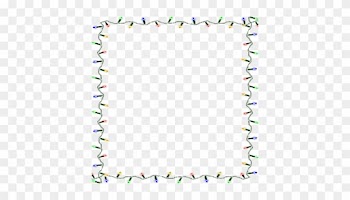Christmas Lights Frame - Bike Border
