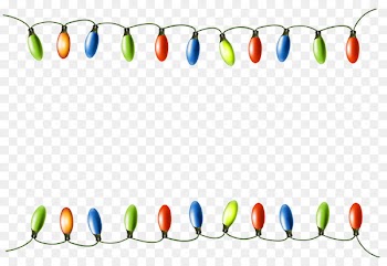 Christmas lights Garland Clip art - Cliparts Border String 