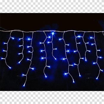 Christmas lights Light-emitting diode LED lamp, light transparent background PNG clipart